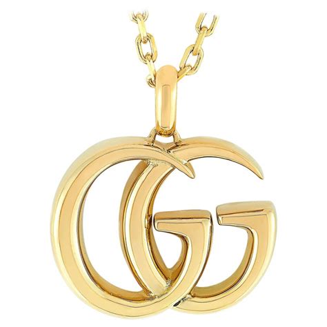 gucci gold pendant|gucci pendant necklace unisex.